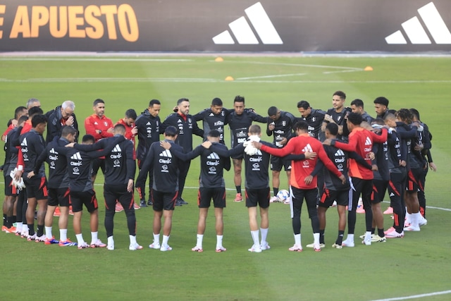 Selección Peruana entrenó en el estadio Monumental. (Foto: César Bueno / GEC)
