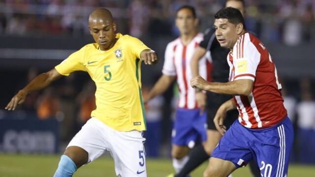 Paraguay y Brasil empataron 2-2 en Asunción por Eliminatorias