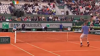 Rafael Nadal debutó en Roland Garros con tremenda jugada de lujo