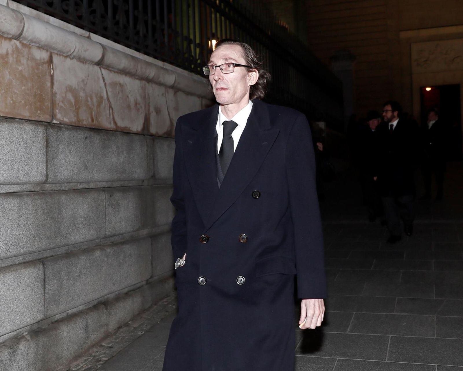 Fernando Gómez-Acebo a su salida de la Catedral de La Almudena, en Madrid, en una imagen del 2020 (Foto: EFE)
