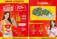 Pía Copello y Santa Catalina regalan becas escolares y canastas nutritivas en Club Metropolitano Sinchi Roca