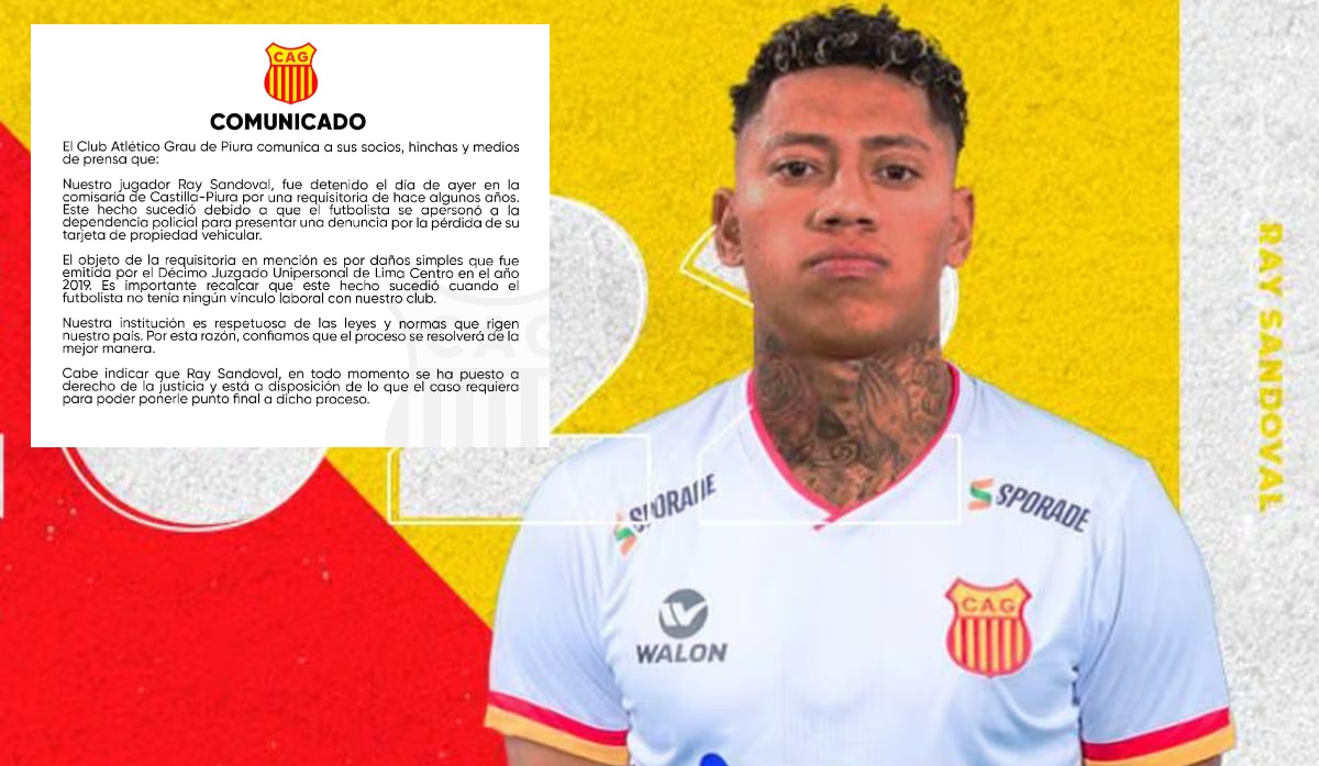 Ray Sandoval juega en Atlético Grau desde 2022. (Foto: Atlético Grau)