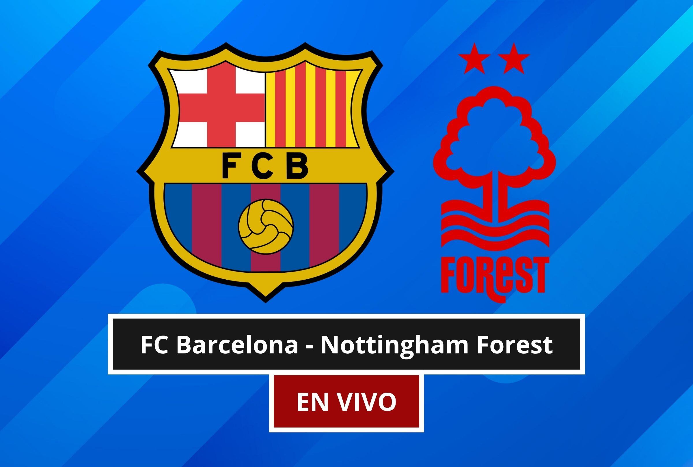 El FC Barcelona - Nottingham Forest por un amistoso de pretemporada es un partido que apunta a ser intenso de principio a fin. (Foto: Composición Canva - Depor)
