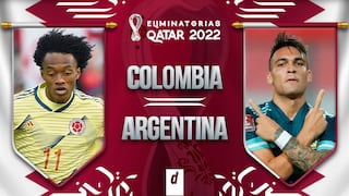 Colombia vs. Argentina: horarios y canales TV del duelo por Eliminatorias Qatar 2022
