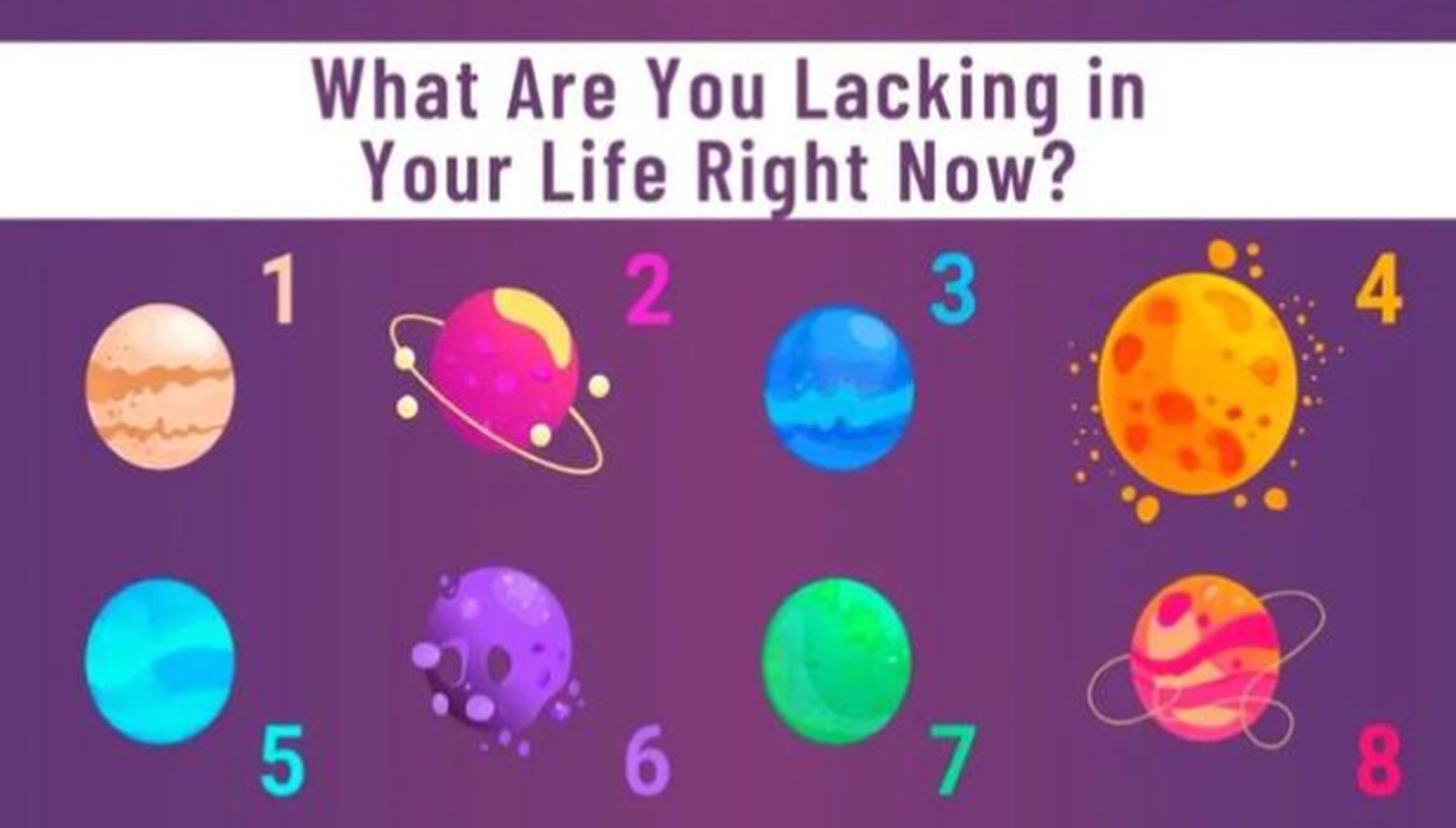 TEST VISUAL | Esta imagen te muestra muchos planetas. Tienes que seleccionar uno. (Foto: namastest.net)