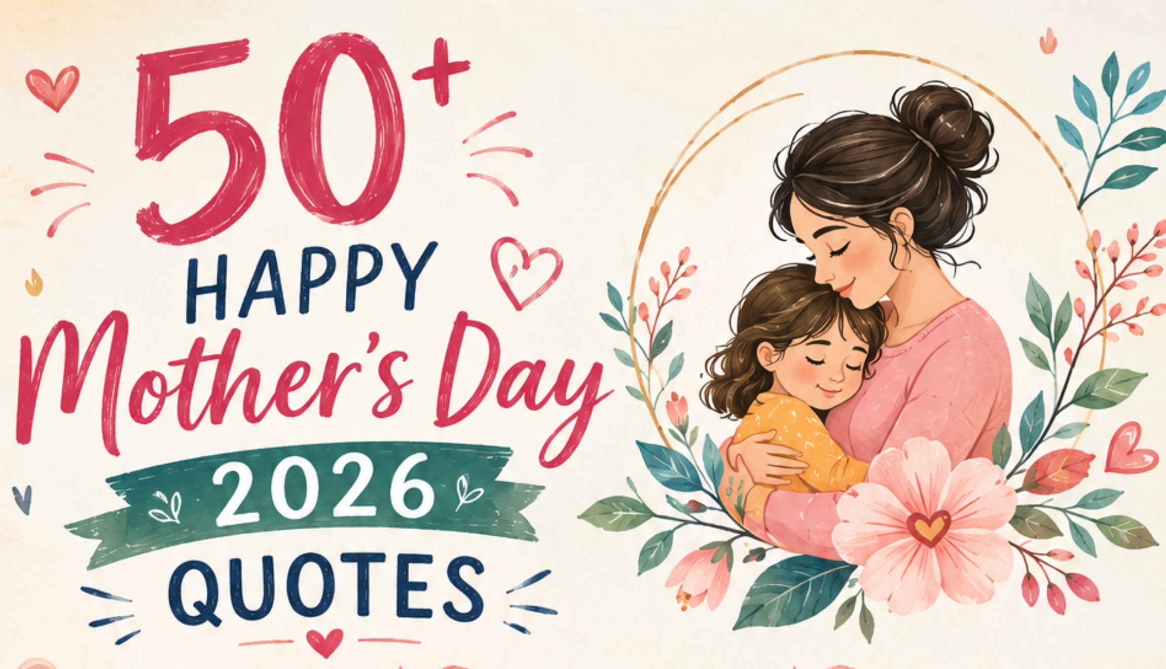 Choose any of these 50 Mother's Day 2026 quotes and messages and celebrate this special day in the most romantic and loving way possible. (Photo: Image created by Depor using Chat GPT)