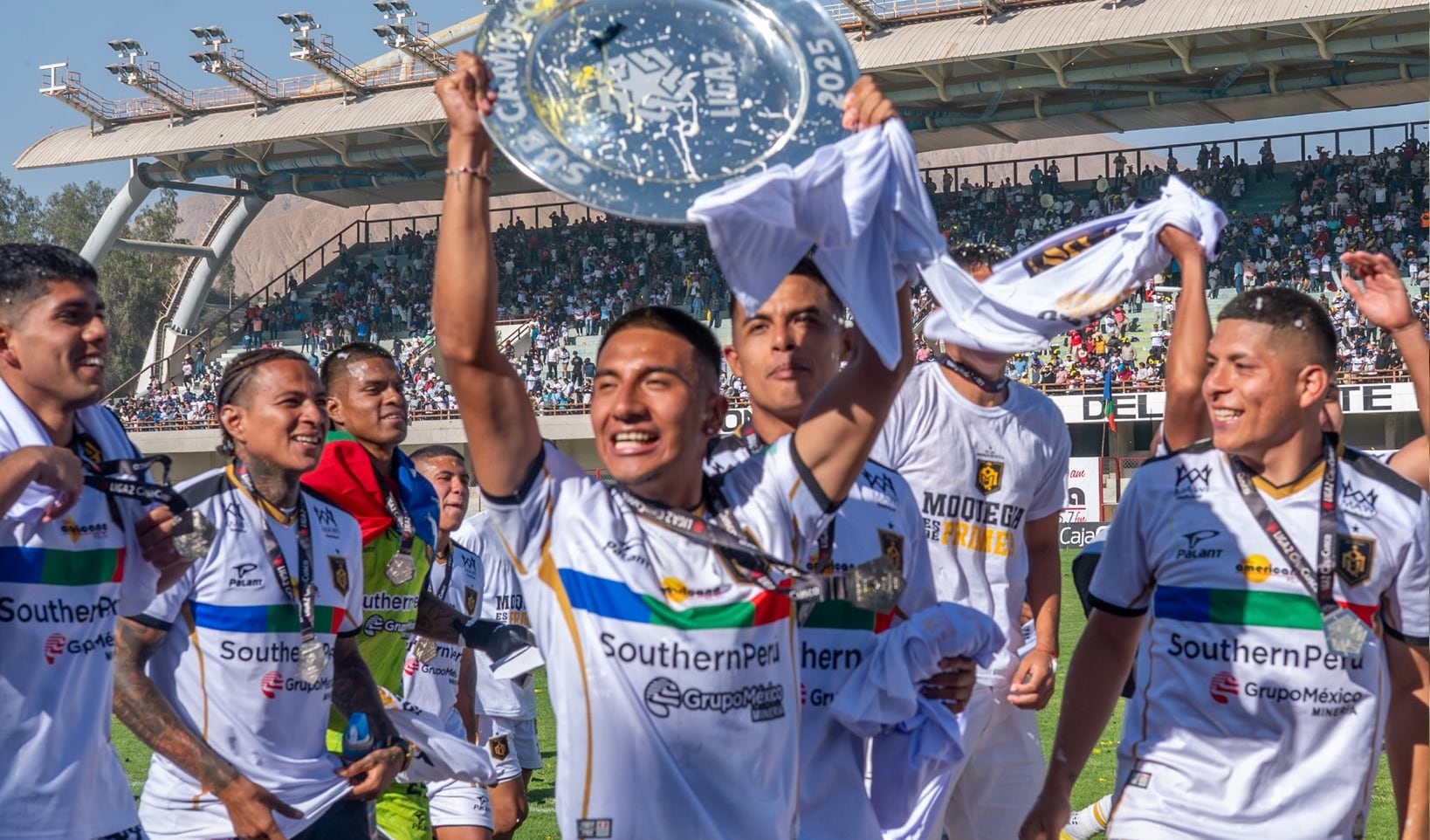 CD Moquegua subió a Liga 1 tras vencer a la Universidad César Vallejo en los play-offs de ascenso. (Foto: CD Moquegua)