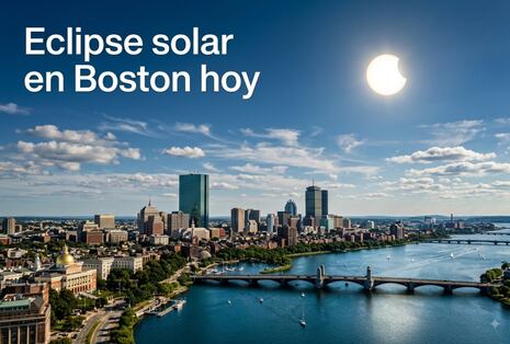 Eclipse solar en Boston hoy, 12 de agosto: hora exacta y porcentaje de visibilidad