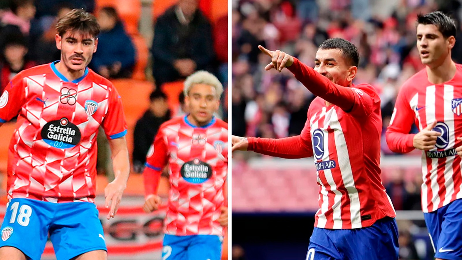 Lugo vs. Atlético Madrid se enfrentan por la Copa del Rey. (Foto: Agencias)