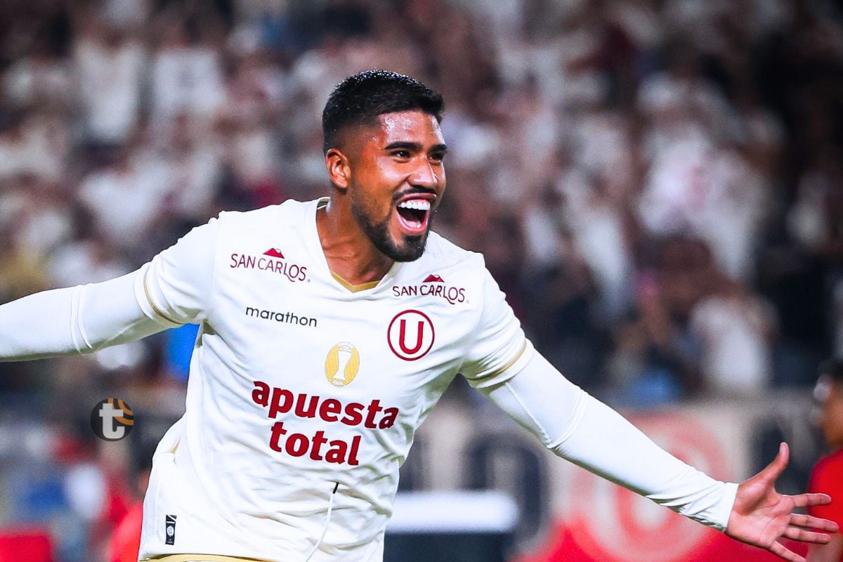 El único gol de Paolo Reyna en Universitario fue en un amistoso ante Panamá (Foto: @universitario)
