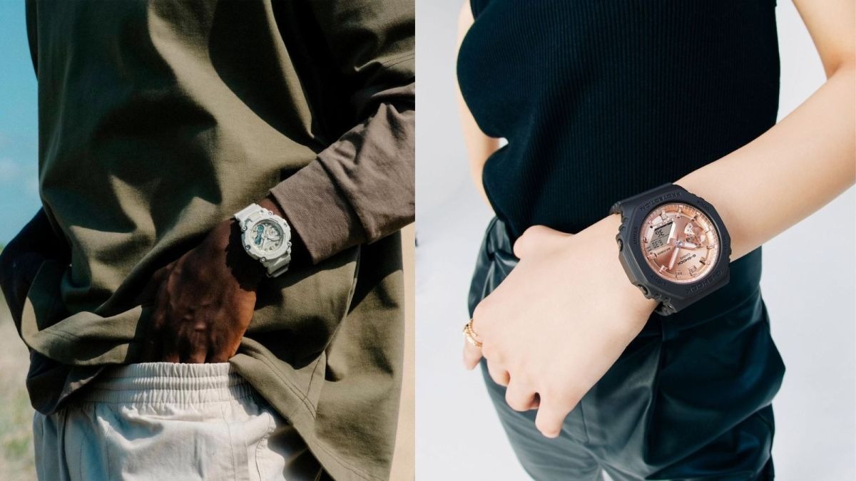 Selección de relojes de la marca G-Shock diseñados para adaptarse al estilo de vida y los gustos personales de cada pareja. (Foto: Difusión)