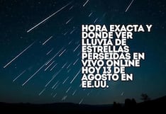 🪐 Hora exacta y dónde ver Lluvia de Estrellas Perseidas 2025 EN VIVO ONLINE hoy, miércoles 13 de agosto, en EE.UU.