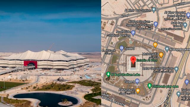 Mundial Qatar 2022: así luce el estadio Al Khor en Google Maps