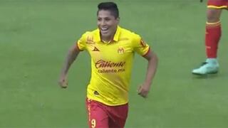 Raúl Ruidíaz marcó de cabeza su primer gol en el Morelia de la Liga MX