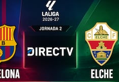 DIRECTV y DGO televisaron el partido FC Barcelona 5-0 Elche CF (23/08/2026)