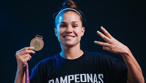 Adriana Lúcar fue la mejor jugadores de Alianza Lima en la temporada 2024. (Foto: Alianza Lima)