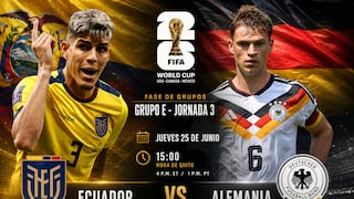 TV Azteca 7 y Canal 5 televisaron el partido Ecuador 2-1 Alemania por el Mundial 2026