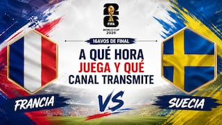 ¿A qué hora juega y qué canal transmite Francia vs. Suecia por el Mundial 2026?