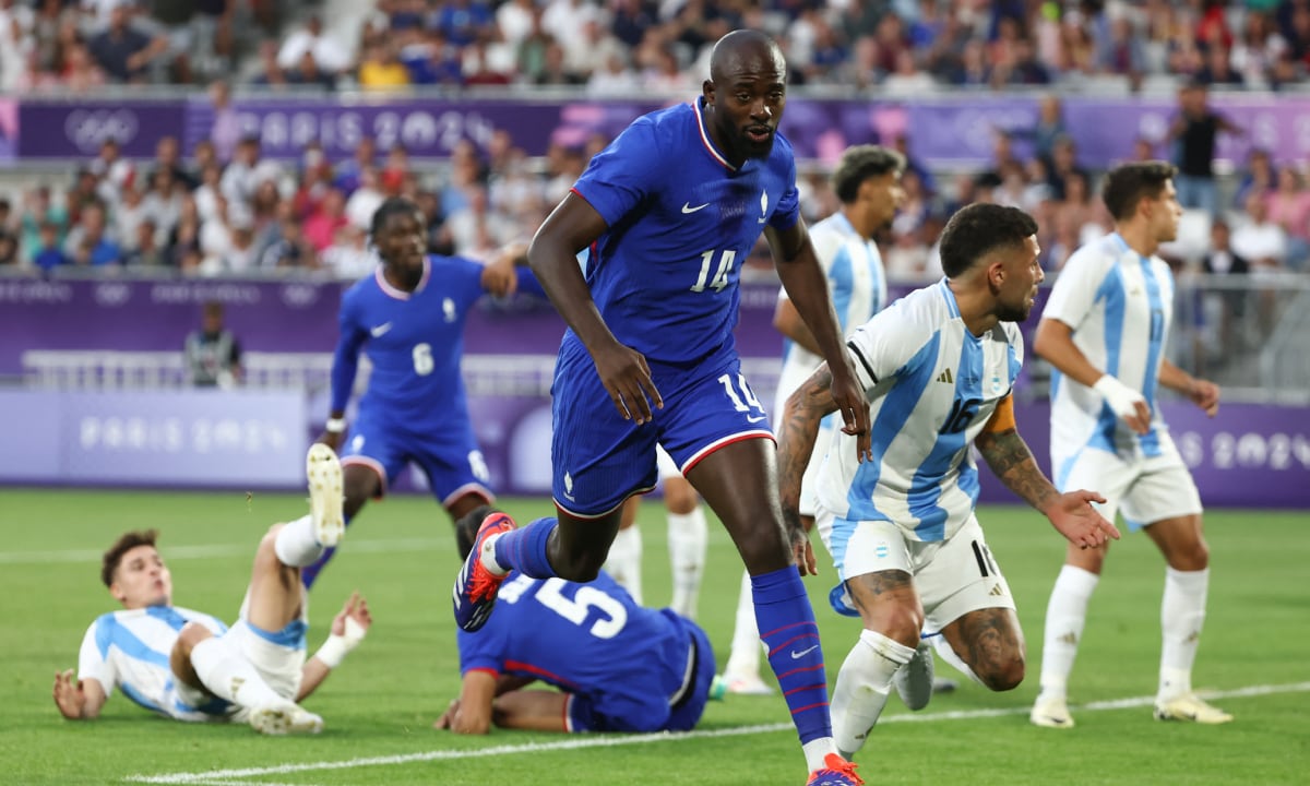 Francia se llevó el triunfo ante Argentina por los cuartos de final de los Juegos Olímpicos París 2024. (Foto: AFP)