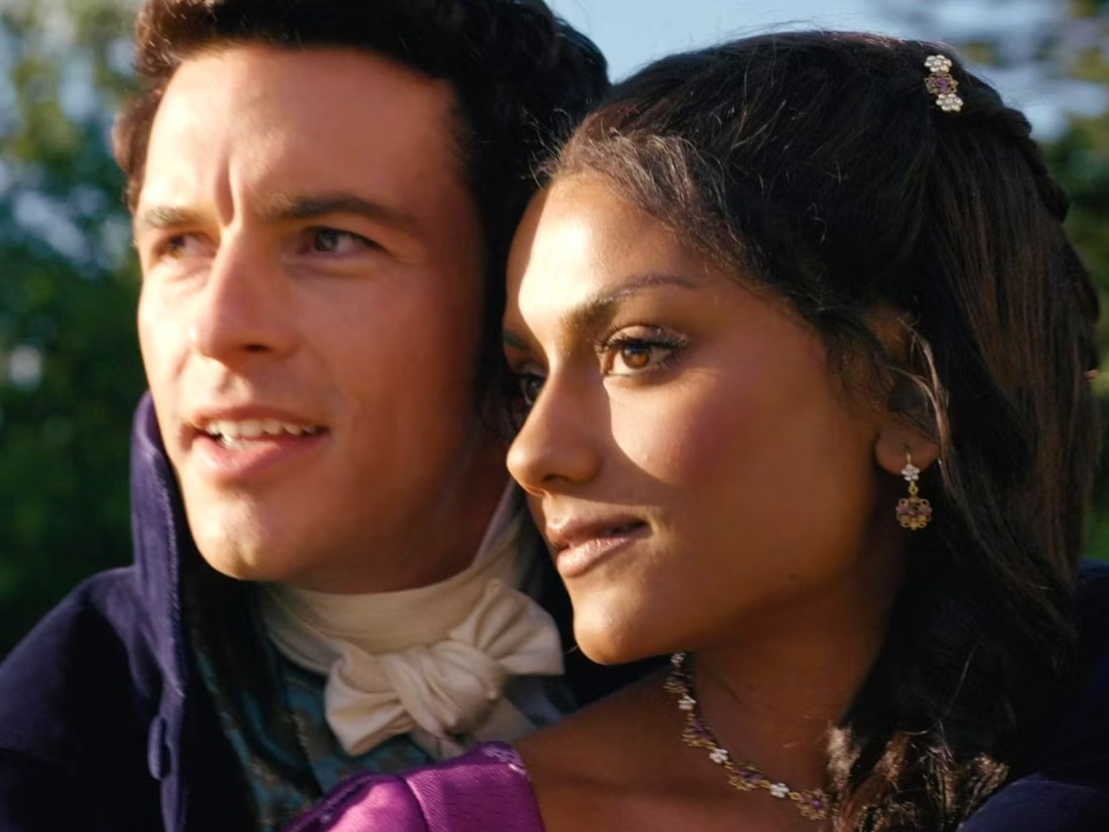 Kate y Anthony tuvieron un final feliz al culminar la segunda temporada de la serie "Bridgerton" (Foto: Netflix)