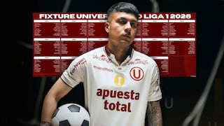 Fixture de Universitario en la Liga 1 2026: partidos, rivales y programación