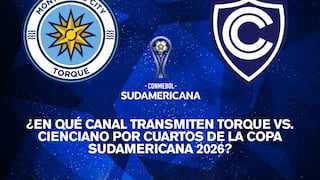 ¿En qué canales TV transmiten Torque vs. Cienciano por cuartos de la Copa Sudamericana 2026?