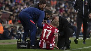 La reacción de Simeone trae consecuencias: el Atlético confirma la lesión de Wass