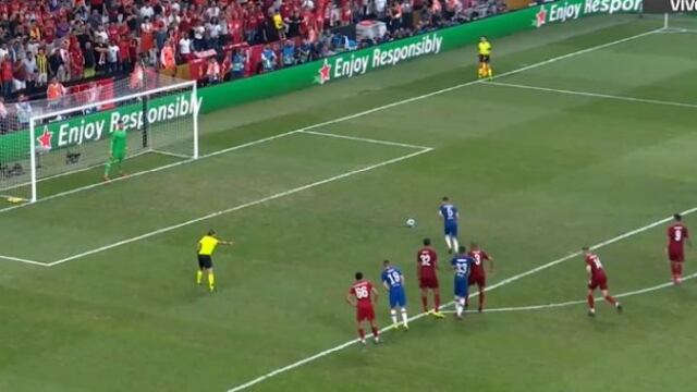 Tras discutida falta: Jorginho puso, de pena, 2-2 en el Liverpool vs. Chelsea por Supercopa de Europa