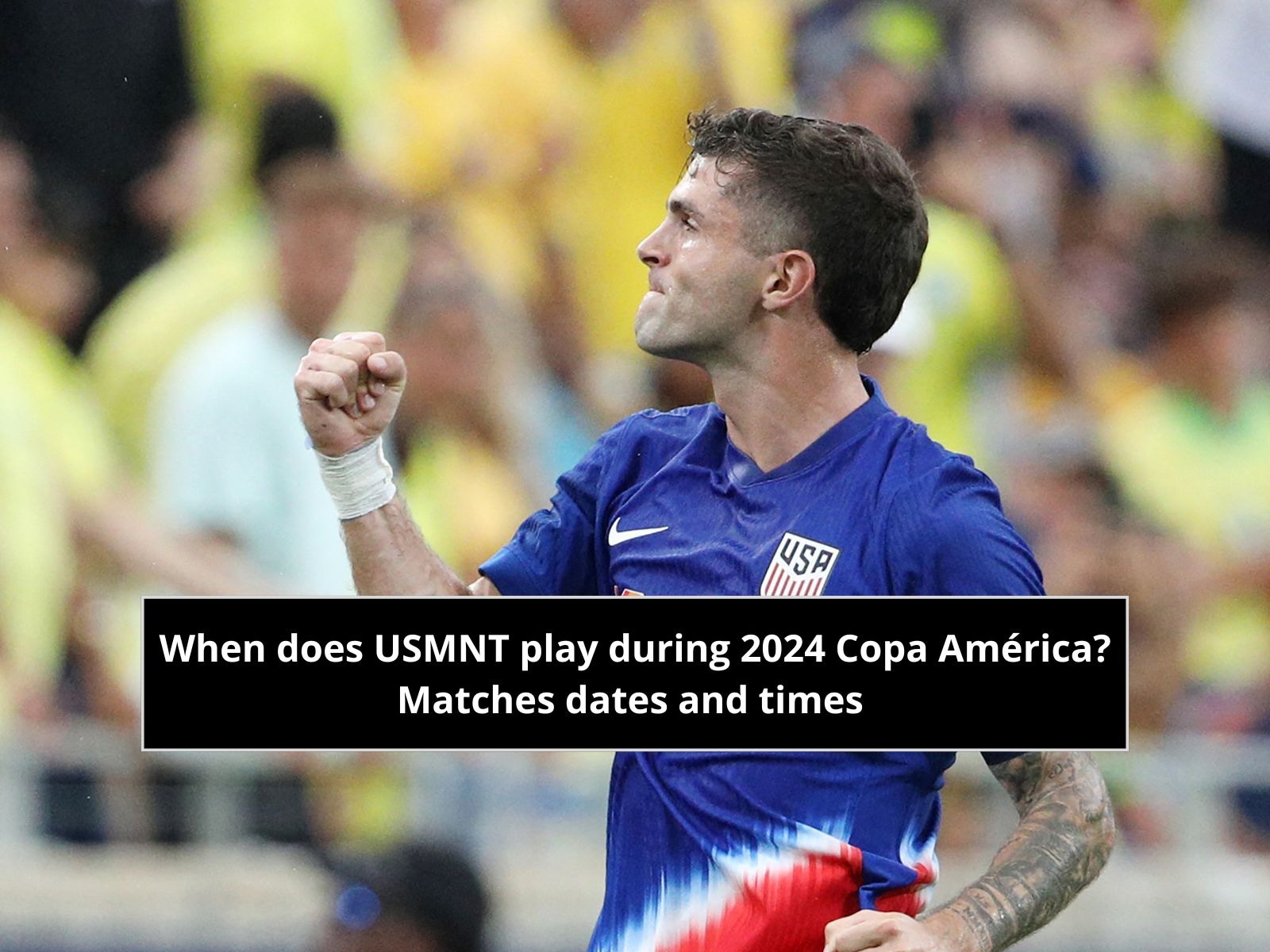 Check in this article the date, time and place of each USMNT match in the Copa América 2024. (Photo: AFP / Composition)