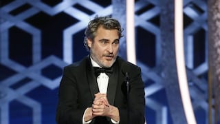 Globos de Oro 2020: Joaquin Phoenix es elegido como el mejor actor de drama tras su actuación en ‘The Joker’