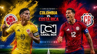 Canal RCN EN VIVO GRATIS — dónde ver partido Colombia vs. Costa Rica EN DIRECTO por TV abierta y Fútbol Online