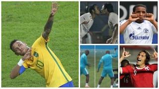 Como Neymar a Bolt: futbolistas peruanos que imitaron celebraciones de cracks