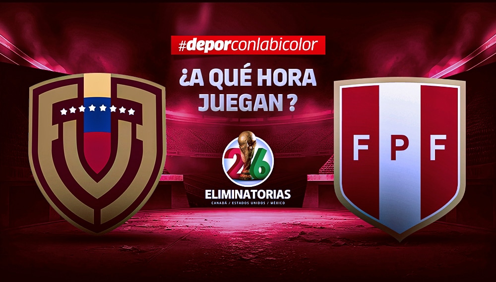 Perú visita a Venezuela por la fecha 14 de las Eliminatorias 2026. (Diseño: Christian Marlow)