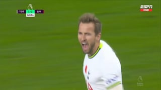 Un poco de emoción en Londres: gol de Harry Kane para el descuento del Tottenham vs. Liverpool