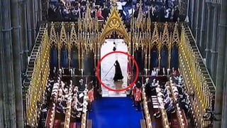 Coronación de Carlos III: persona vestida totalmente de negro se hace viral 