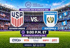 ¿A qué hora juega y qué canal transmite Estados Unidos vs. Guatemala por el Premundial Sub-20?