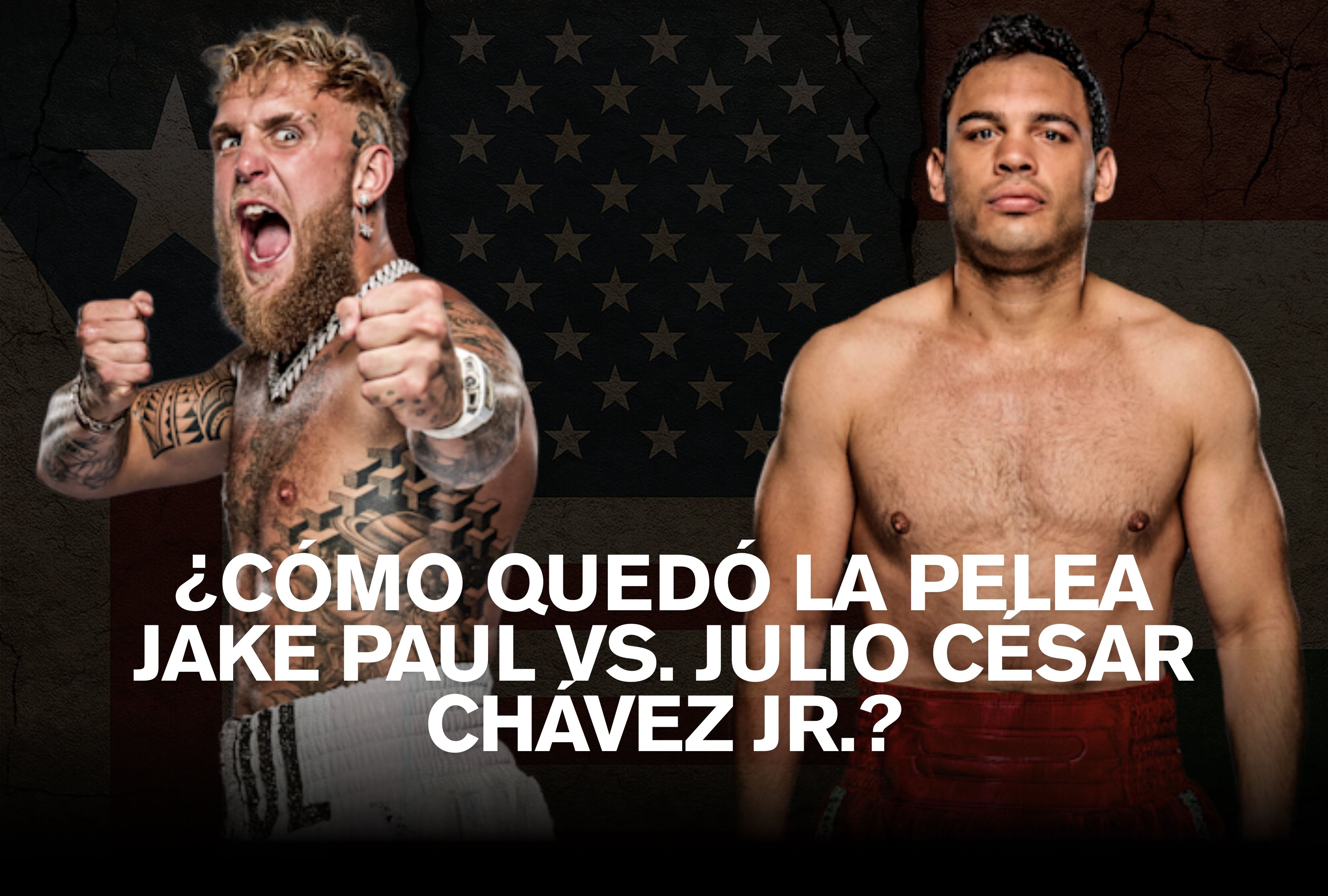 Jake Paul y Julio César Chávez Jr. se enfrentan en un combate esperado. Aquí, los momentos clave del resultado final de esta intensa pelea en vivo y en directo. | Crédito: mostvaluablepromotions.com / Composición Depor