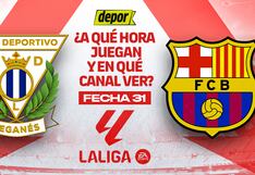 ¿Qué canales transmiten el Barcelona vs. Leganés y a qué hora juegan?