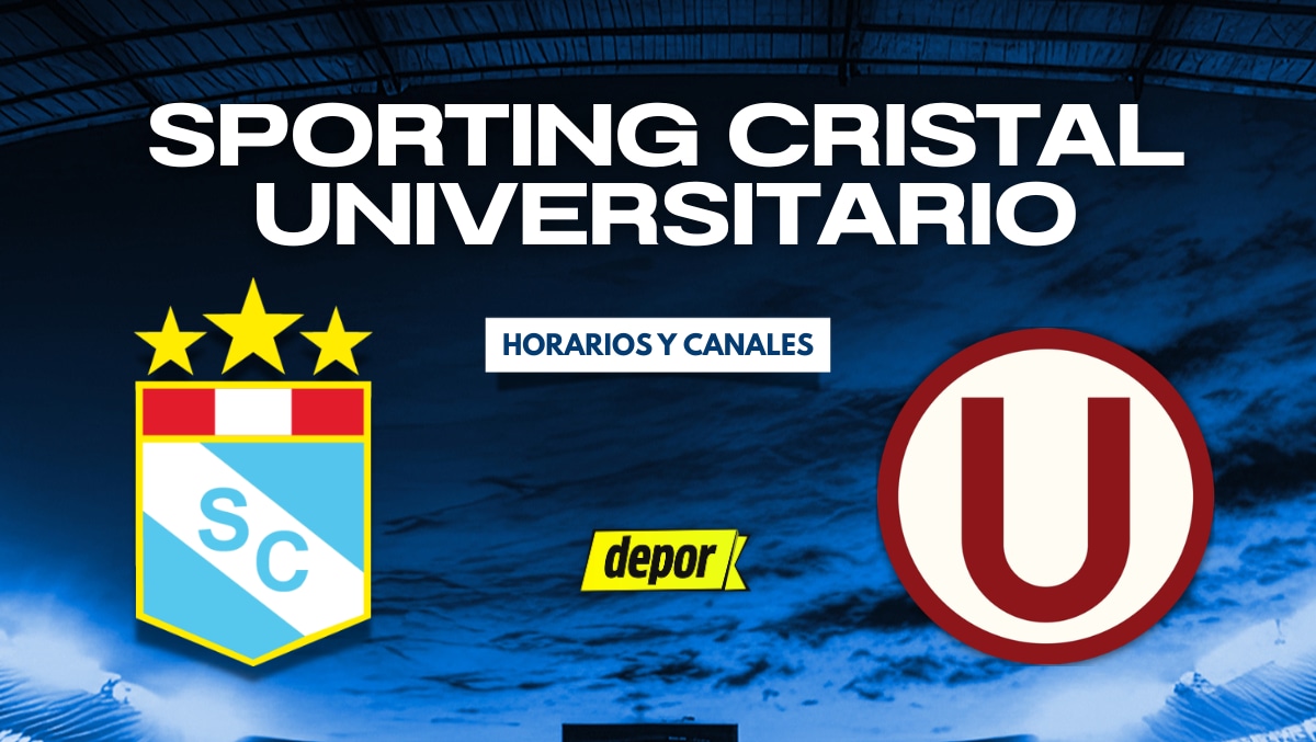 Sporting Cristal vs. Universitario se enfrentan por la fecha 4 del Torneo Apertura 2026. (Diseño: Depor)