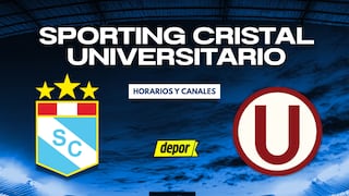 Sporting Cristal vs. Universitario por Liga 1: canales de TV y a qué hora juegan