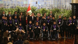 ¡Con la Orden del Mérito! Medallistas Parapanamericanos fueron reconocidos por presidente Martín Vizcarra