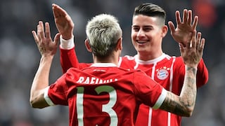 Sonríe, James: Bayern venció 3-1 al Besiktas y se metió a los cuartos de la Champions League