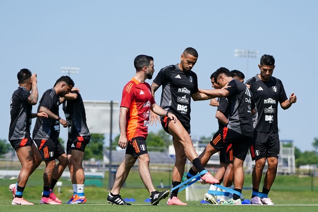 Un nuevo día de entrenamientos en Estados Unidos: Selección Peruana se prepara para la Copa América. (Foto: FPF)