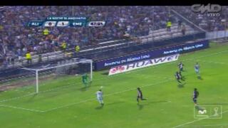 Alianza Lima: Fernando Canales quedó desairado y Emelec casi anota el segundo  (VIDEO)