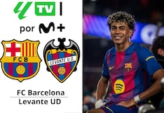 Movistar Plus televisó el partido FC Barcelona 4-2 Levante por LaLiga 2026/27 en España