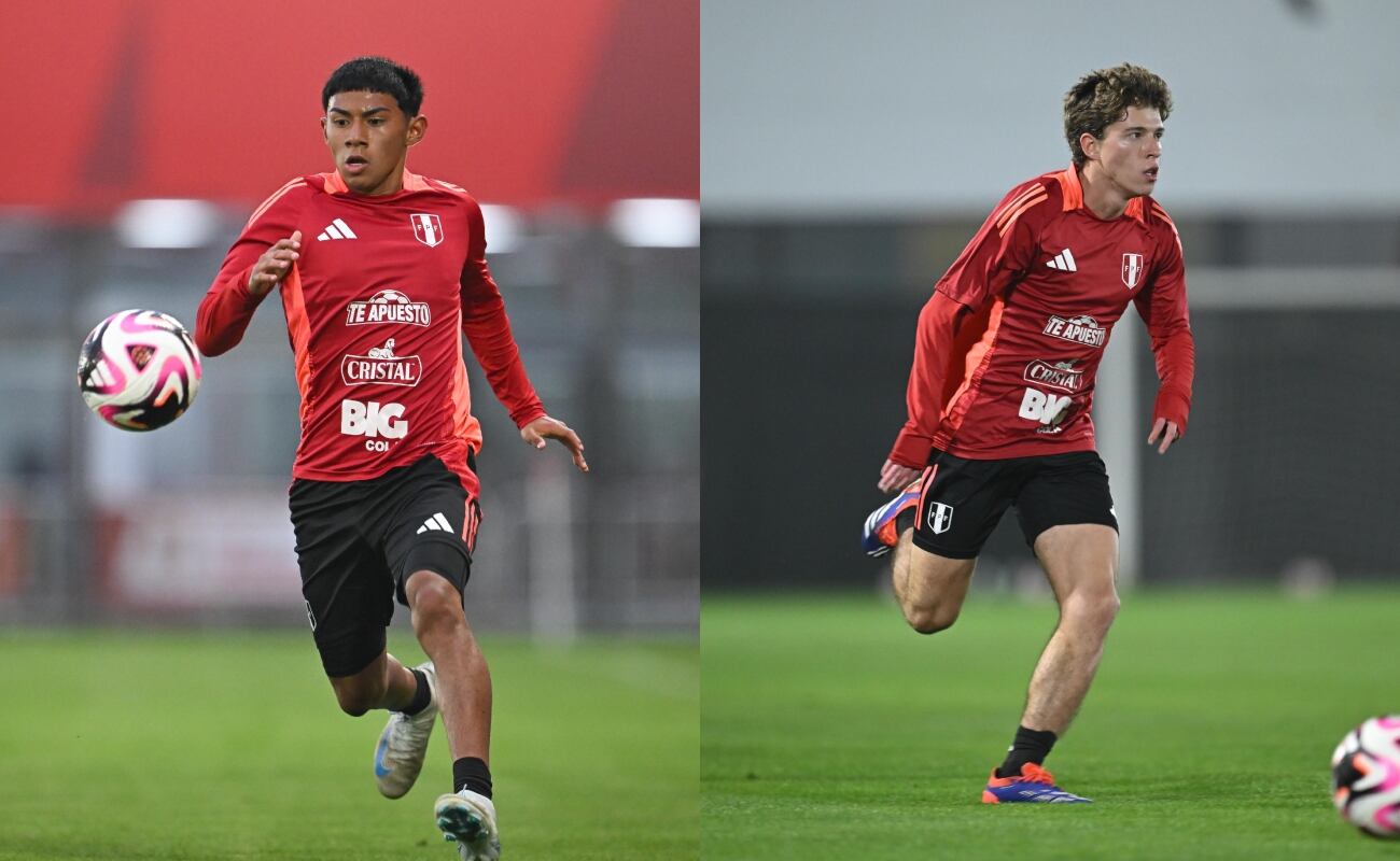 Maxloren Castro e Ian Wisdom participaron de los entrenamiento de la Selección Peruana. (Fotos: FPF)