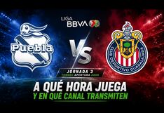 ¿A qué hora juega y en qué canal transmiten Puebla vs. Chivas Guadalajara por el Torneo Apertura 2026 de la Liga MX?