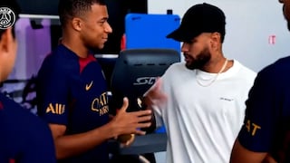 El ‘frío’ abrazo entre Neymar y Kylian Mbappé en el adiós del brasileño al PSG