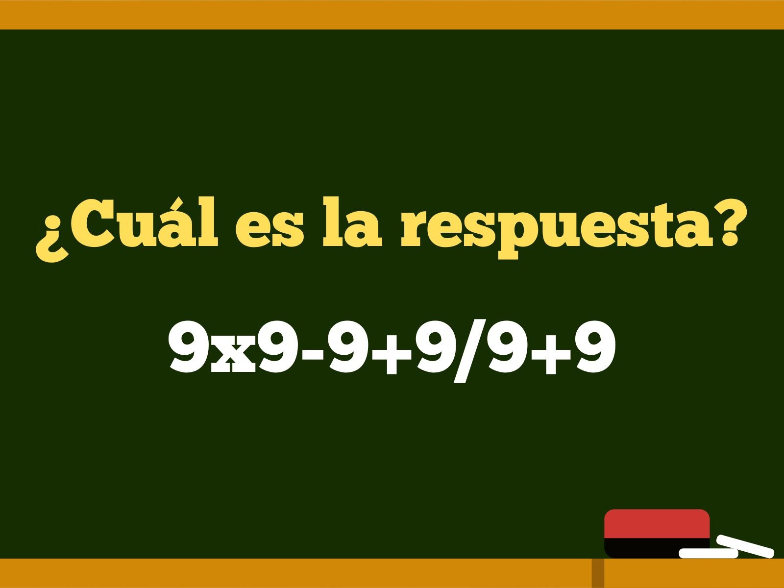 Reto matemático: Es importante que estés concentrado cuando resuelvas este problema. (Creación: GEC)