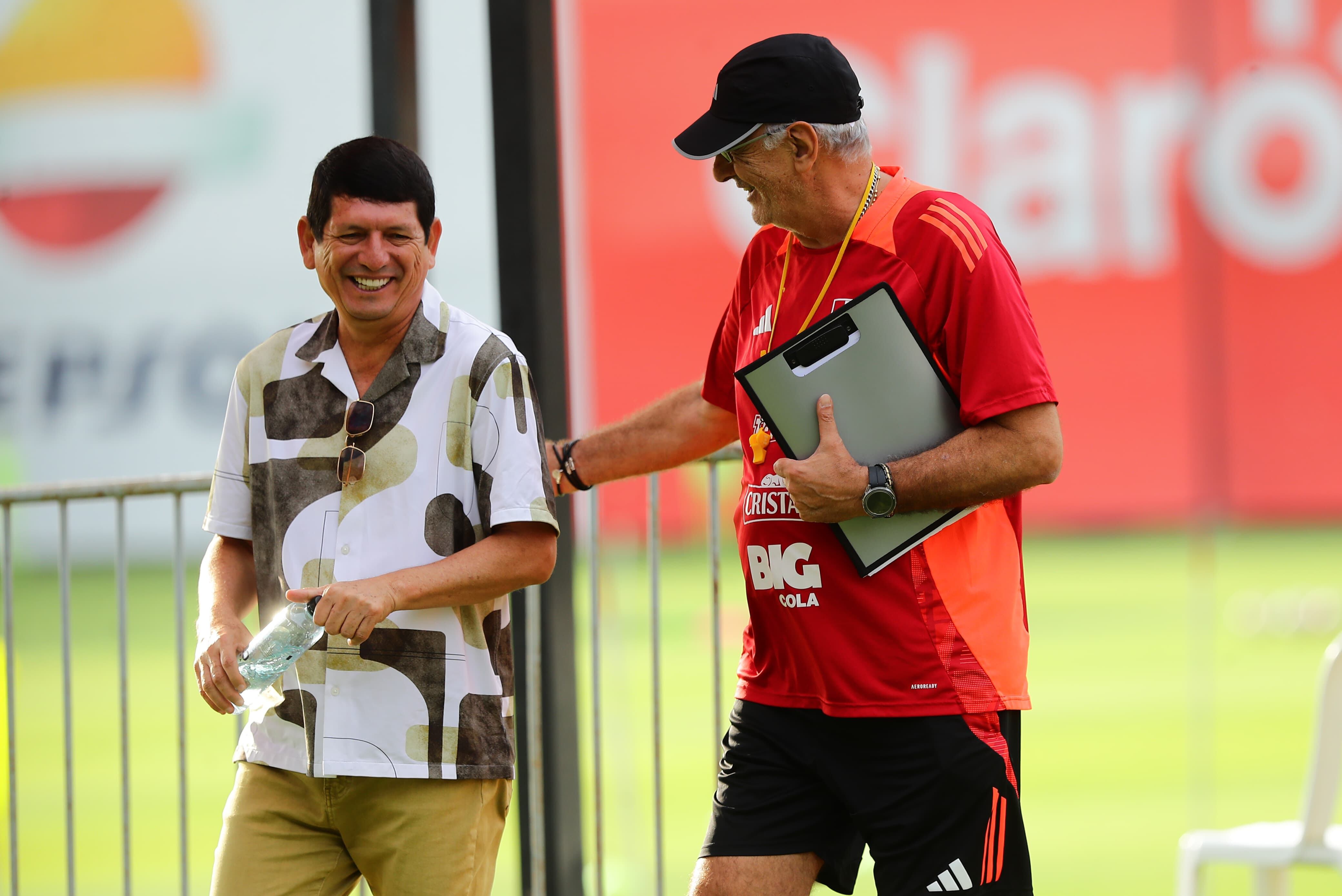 Agustín Lozano no descarta al Estadio Monumental como sede fija de la Selección Peruana para las Eliminatorias. (Fotos Jesús Saucedo/@photo.gec)